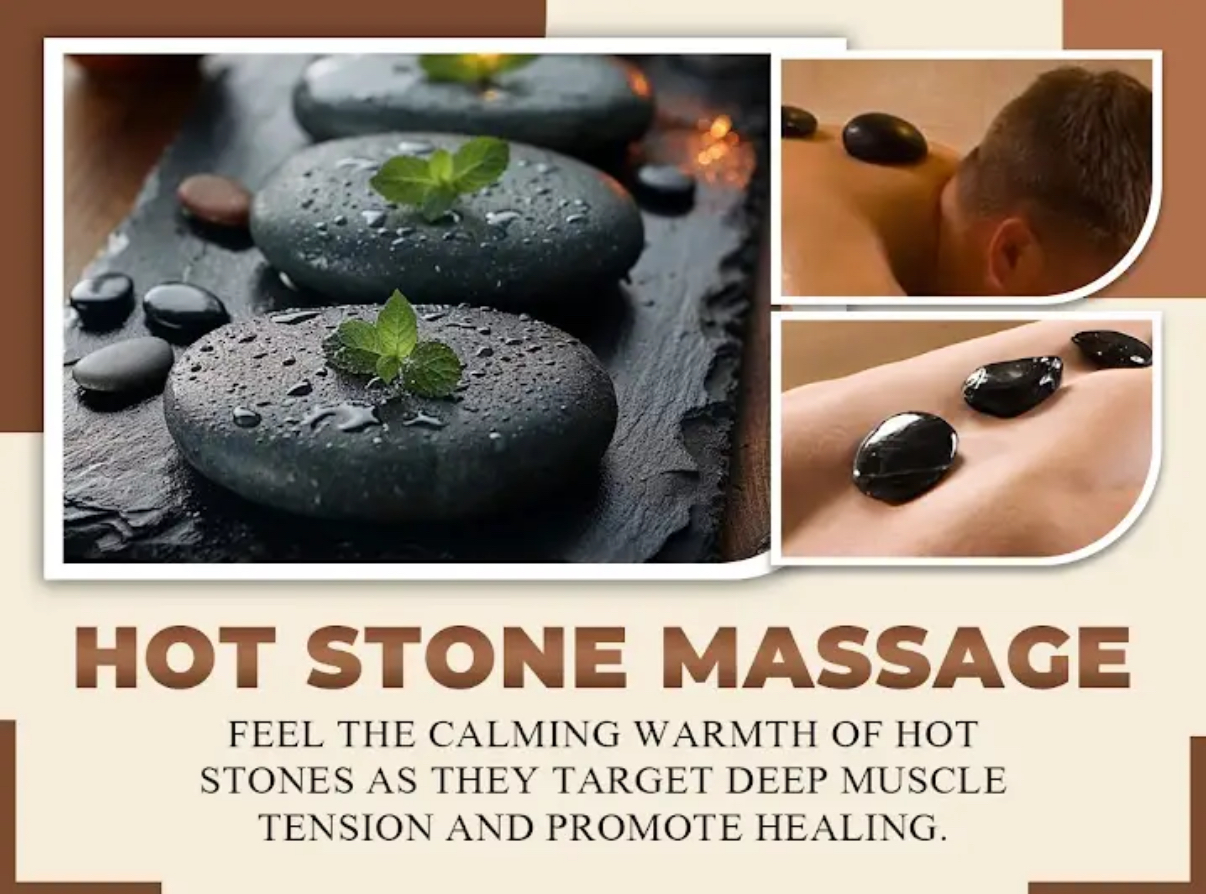 Hot stone massage therapy