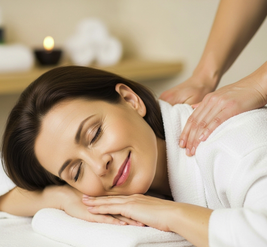 Soothing shoulder massage